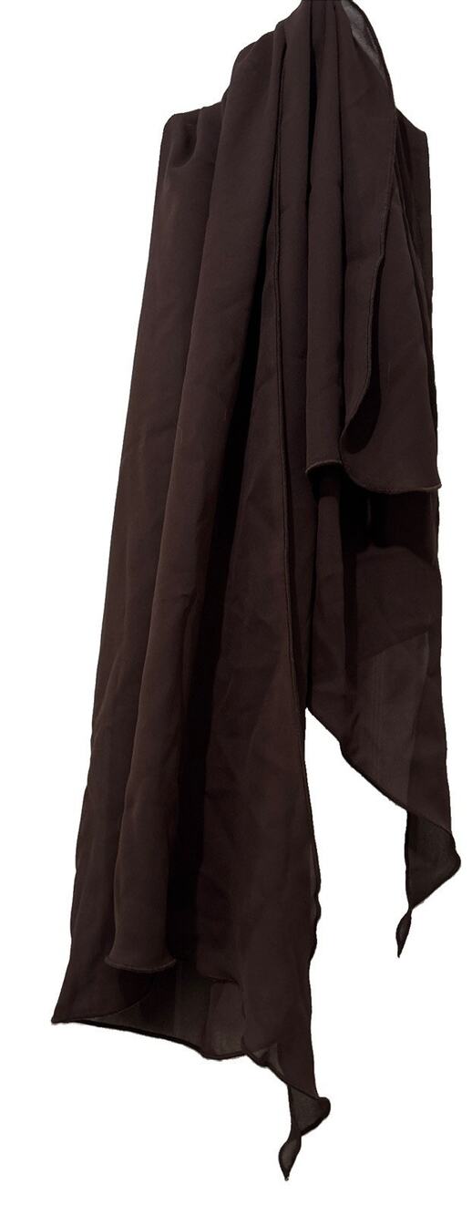 Just Add Water Scarf Brown Wrap Shawl Made In USA 40” X 48”
